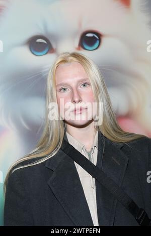 Billie Marten attends the launch of 'CUTE' exhibition at Somerset House in London. Stock Photo