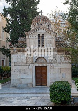 Little Metropolis - Church of St. Eleftherios, Athens, Greece Stock Photo