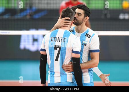 Martin Ramos, Facundo Conte (Argentina). Volleyball World Championship 2022. Stock Photo