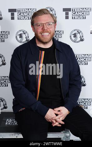 Rob Beckett backstage during A Night of Comedy, the Teenage Cancer Trust show at the Royal Albert Hall, London. Picture date: Tuesday March 19, 2024. Stock Photo