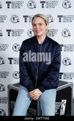 Joanne McNally backstage during A Night of Comedy, the Teenage Cancer