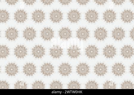 Seamless Mandala Pattren Stock Vector