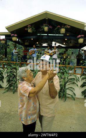 porto rico puerto rico usa coffe festival traditional folkloric dances portorican people Stock Photo