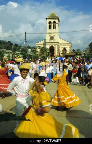 porto rico puerto rico usa coffe festival traditional folkloric dances portorican people Stock Photo