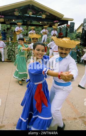 porto rico puerto rico usa coffe festival traditional folkloric dances portorican people Stock Photo