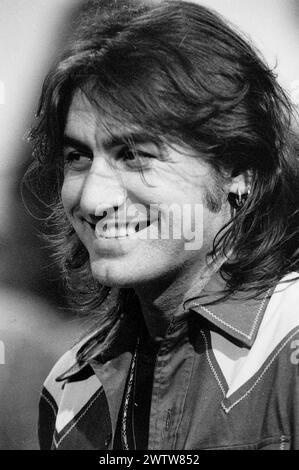 Milan Italy 10/05/1996 : Luciano Ligabue,Italian singer,during the television show “Super” Stock Photo