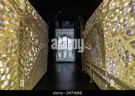 DUBAI, UAE - OCTOBER 29, 2021: Pakistan pavilion at Expo 2020 in Dubai, United Arab Emirates. Stock Photo