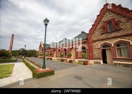 Chateau Tanunda winery and vineyard in Barossa Valley,South Australia,2024 Stock Photo