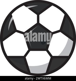 Vector Soccer Ball Icon Stock Vector