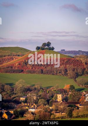 The views of Colmers Hill from the top of Allington Hill near Bridport Dorset south west England UK Stock Photo