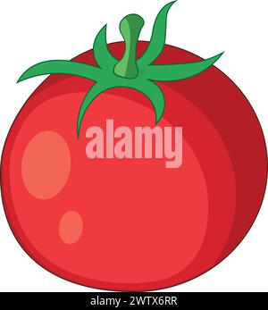 Red tomato vector illustration Stock Vector