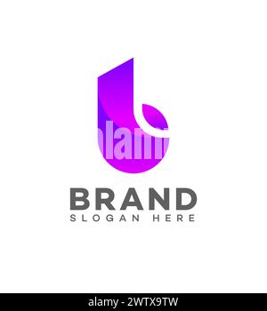 B Letter Logo Icon Brand Identity Sign. B Letter Symbol Template Stock Vector