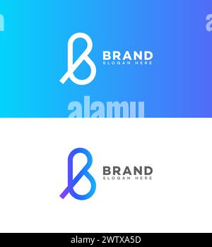 B Letter Logo Icon Brand Identity Sign. B Letter Symbol Template Stock Vector