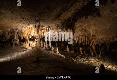 The Luray Caverns in Northern Virginia Stock Photo