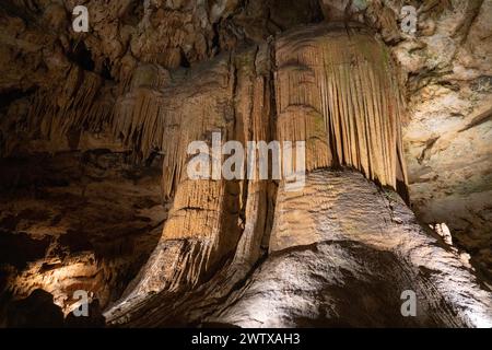 The Luray Caverns in Northern Virginia Stock Photo