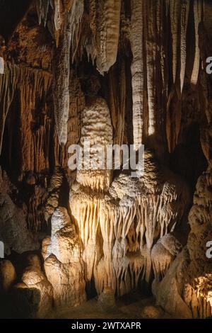 The Luray Caverns in Northern Virginia Stock Photo