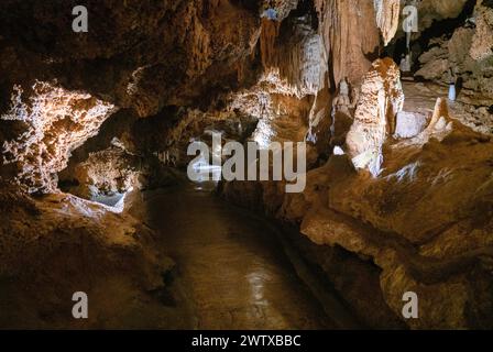 The Luray Caverns in Northern Virginia Stock Photo