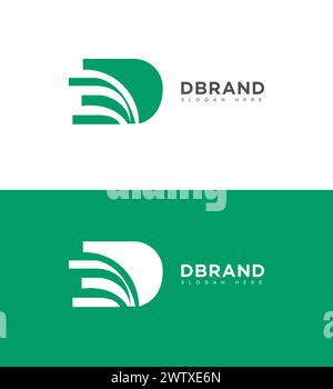 D Letter Logo Icon Brand Identity Sign. D Letter Symbol Template Stock Vector