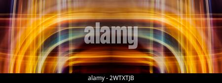 blurred multicolored gradient lines in motion Stock Photo