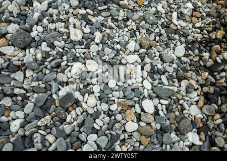 Stony beach pebbles Stock Photo