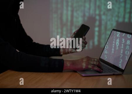 Payments System Hacking. Online Credit Cards Payment Security Concept. Stock Photo