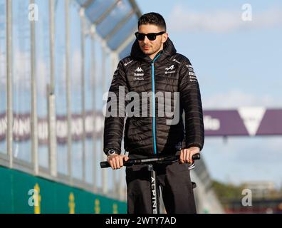 Albert Park Grand Prix Circuit, 20 March 2024: Pierre Gasly (FRA) of Alpine during the 2024 Australian Formula One Grand Prix. corleve/Alamy Live News Stock Photo