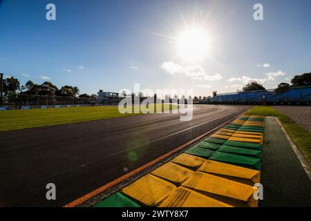 Melbourne, Australia. 20th Mar, 2024. The track preparations complete ahead of the F1 Grand Prix of Australia at the Albert Park Grand Prix circuit in Melbourne. Credit: SOPA Images Limited/Alamy Live News Stock Photo