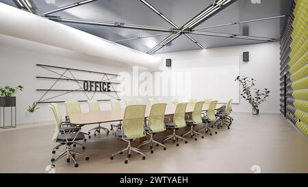 contemporary office interior. Stock Photo