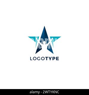 Star of Success Logo. star icon Stock Vector