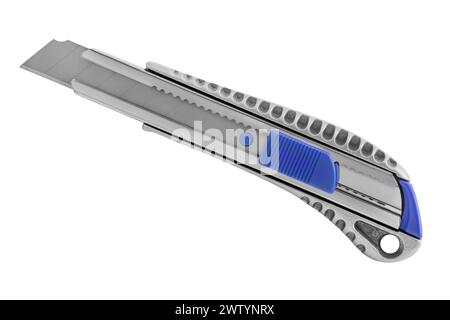 Carpet cutter isolated on white background Stock Photo