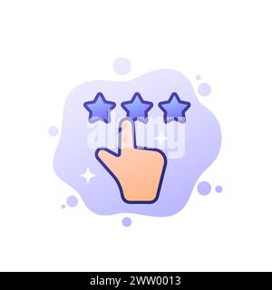 tap for feedback icon, vector design Stock Vector