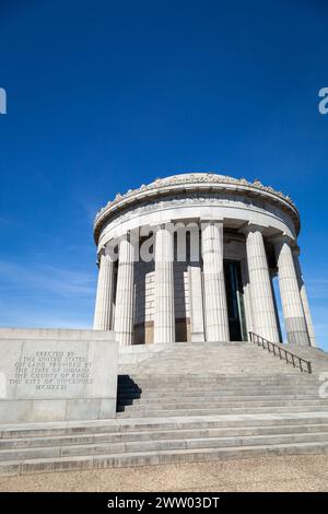 The George Rogers Clark Memorial Rotunda in Vincennes, Indiana Stock ...