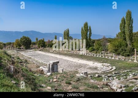 Public Pool in Aphrodisias Ancient City, Turkey Stock Photo