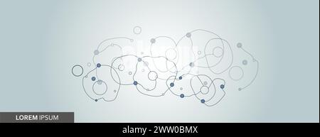 Set abstract pixelated connected shapes with dots. Amorphous shapes in random order. Pattern from amorphous contours. Fashion minimalist design for yo Stock Vector