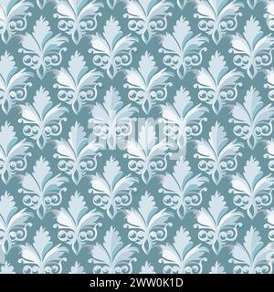 Flower pattern with leaves. Floral bouquets flower compositions. Floral pattern. Stock Vector