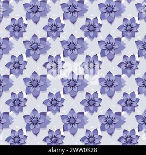 Flower pattern with leaves. Floral bouquets flower compositions. Floral pattern. Stock Vector