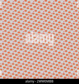 Flower pattern with leaves. Floral bouquets flower compositions. Floral pattern. Stock Vector