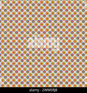 Flower pattern with leaves. Floral bouquets flower compositions. Floral pattern. Stock Vector