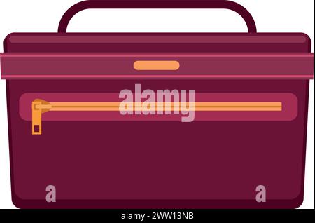 Fashion leather bag. Classic elegant female purse Stock Vector