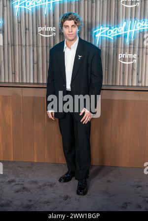 March 19, 2024, New York, New York, United States: Lukas Gage attends premiere of 'Road House' by Amazon MGM Studios at Jazz at Lincoln Center in New York (Credit Image: © Lev Radin/Pacific Press via ZUMA Press Wire) EDITORIAL USAGE ONLY! Not for Commercial USAGE! Stock Photo