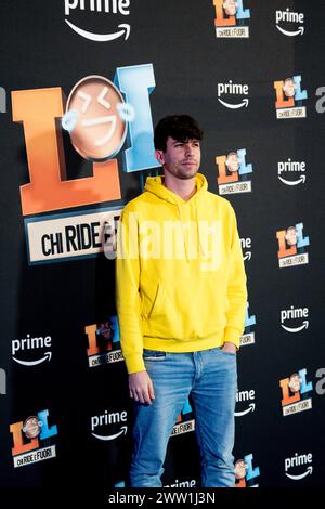 ROME, ITALY - MARCH 20:    Facce sta magia attends the premiere for 'LOL4' at The Space Moderno Cinema on March 14, 2024 in Rome, Italy. (Photo by Gio Stock Photo