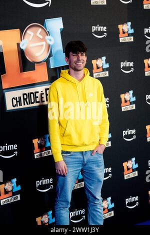 ROME, ITALY - MARCH 20:    Facce sta magia attends the premiere for 'LOL4' at The Space Moderno Cinema on March 14, 2024 in Rome, Italy. (Photo by Gio Stock Photo