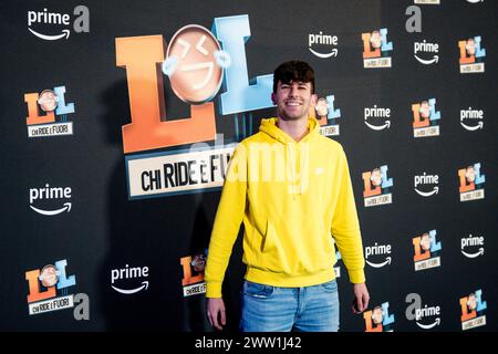 ROME, ITALY - MARCH 20:    Facce sta magia attends the premiere for 'LOL4' at The Space Moderno Cinema on March 14, 2024 in Rome, Italy. (Photo by Gio Stock Photo