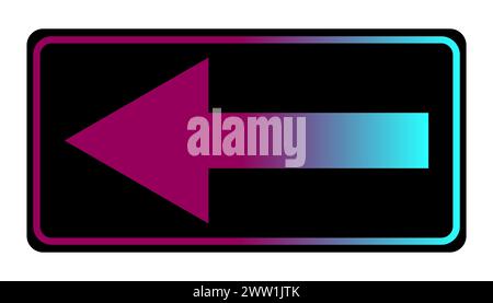 Turn ahead road sign traffic symbol icon vector. Stock Vector