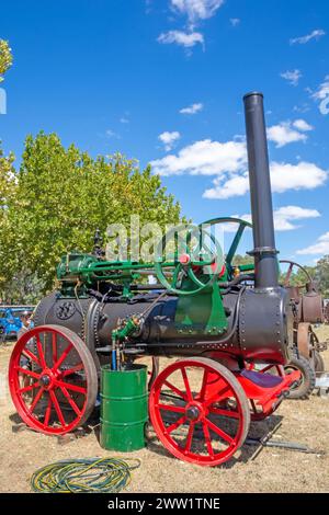 Victorian Steam Powered mobile  engine Stock Photo