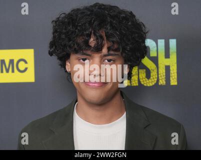 Los Angeles, USA. 20th Mar, 2024. Caleb Baumann arrives at the AMC/AMC 's PARISH Premiere held at The London West Hollywood in West Hollywood, CA on Wednesday, March 20, 2024. (Photo By Sthanlee B. Mirador/Sipa USA) Credit: Sipa USA/Alamy Live News Stock Photo