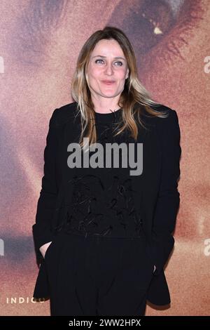 Rome, Italy. 20th Mar, 2024. Lucia Mascino is attending the photocall for the movie ''Another End'' at the Barberini Cinema in Rome, Italy, on March 20, 2024. (Photo by Domenico Cippitelli/NurPhoto) Credit: NurPhoto SRL/Alamy Live News Stock Photo