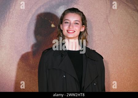 Rome, Italy. 20th Mar, 2024. Giulia Maenza is attending the photocall for the movie ''Another End'' at the Barberini Cinema in Rome, Italy, on March 20, 2024. (Photo by Domenico Cippitelli/NurPhoto) Credit: NurPhoto SRL/Alamy Live News Stock Photo