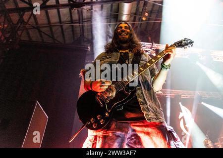 Milan Italy November 28, 2023 Halestorm music concert at Fabrique Milan Italy© Roberto Finizio / Alamy Stock Photo