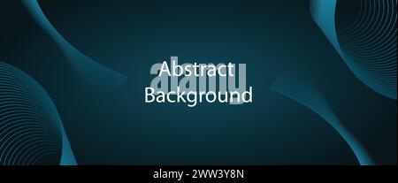 Abstract dark wavy shape background Stock Vector